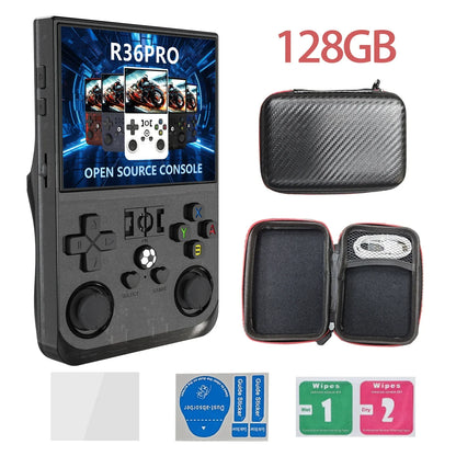 Handheld Game Console R36PRO – Hall Effect Joystick 30+ Emulators 4000mAh
