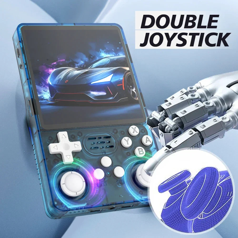 Handheld Game Console R36S Plus – 4" IPS 15000 Preloaded Games Wi-Fi Linux