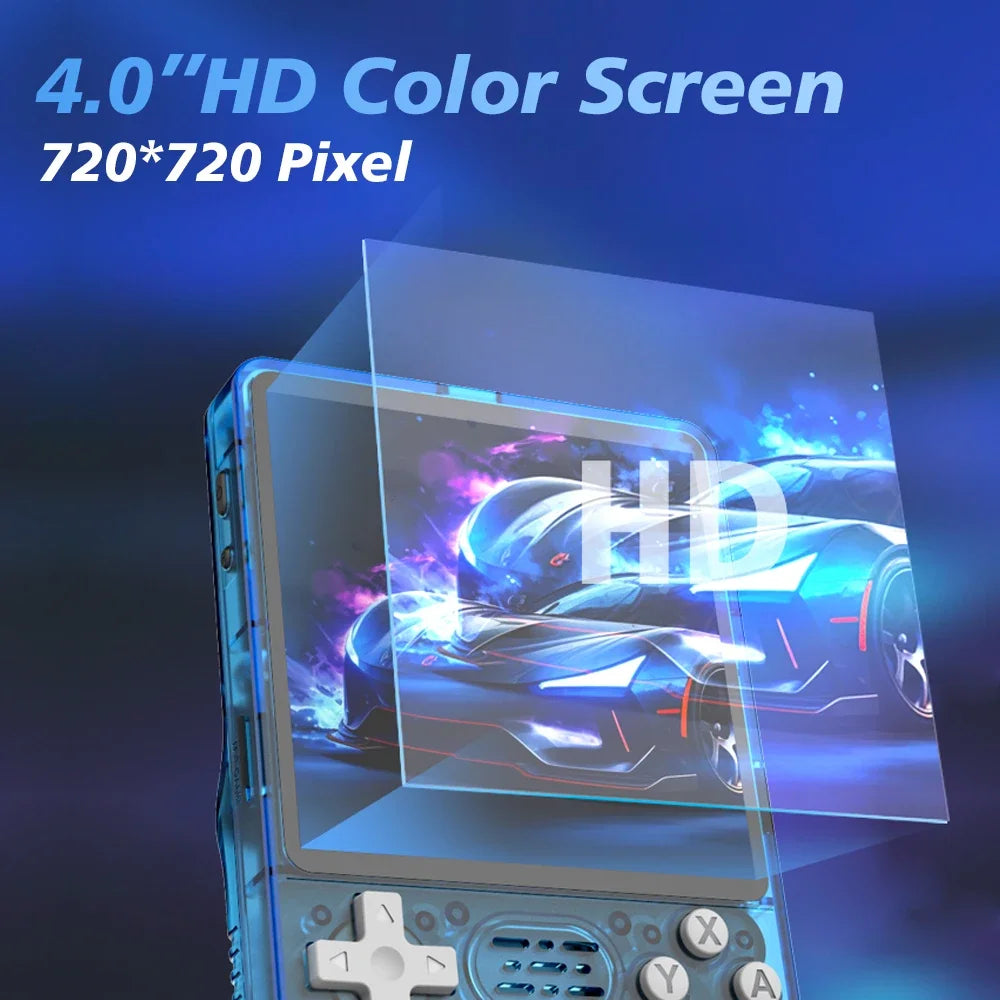 Handheld Game Console R36S Plus – 4" IPS 15000 Preloaded Games Wi-Fi Linux
