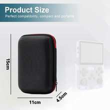 Game Console Carrying Case R36S R35S EVA Hard Storage Bag Mesh Pocket Portable Protection