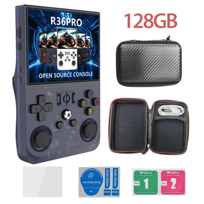 Handheld Game Console R36PRO – Hall Effect Joystick 30+ Emulators 4000mAh