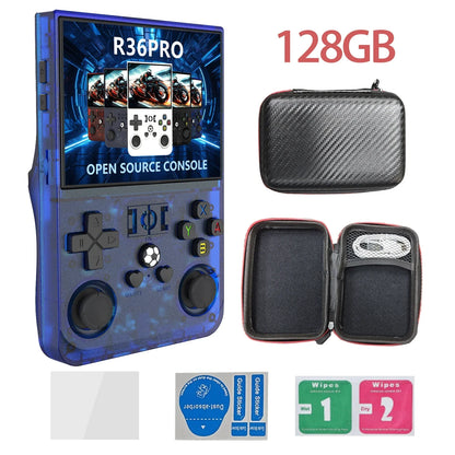 Handheld Game Console R36PRO – Hall Effect Joystick 30+ Emulators 4000mAh