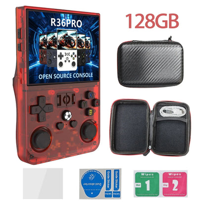 Handheld Game Console R36PRO – Hall Effect Joystick 30+ Emulators 4000mAh