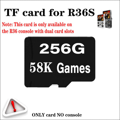Memory Card for R36S – TF Card Preloaded Games 64GB 128GB 256GB 512GB