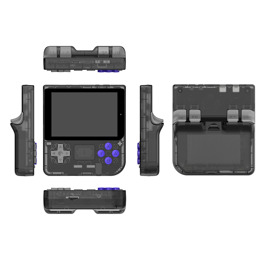 Handheld Game Console Powkiddy V10 – 3.5" IPS Compact Square 8hr Linux 150g