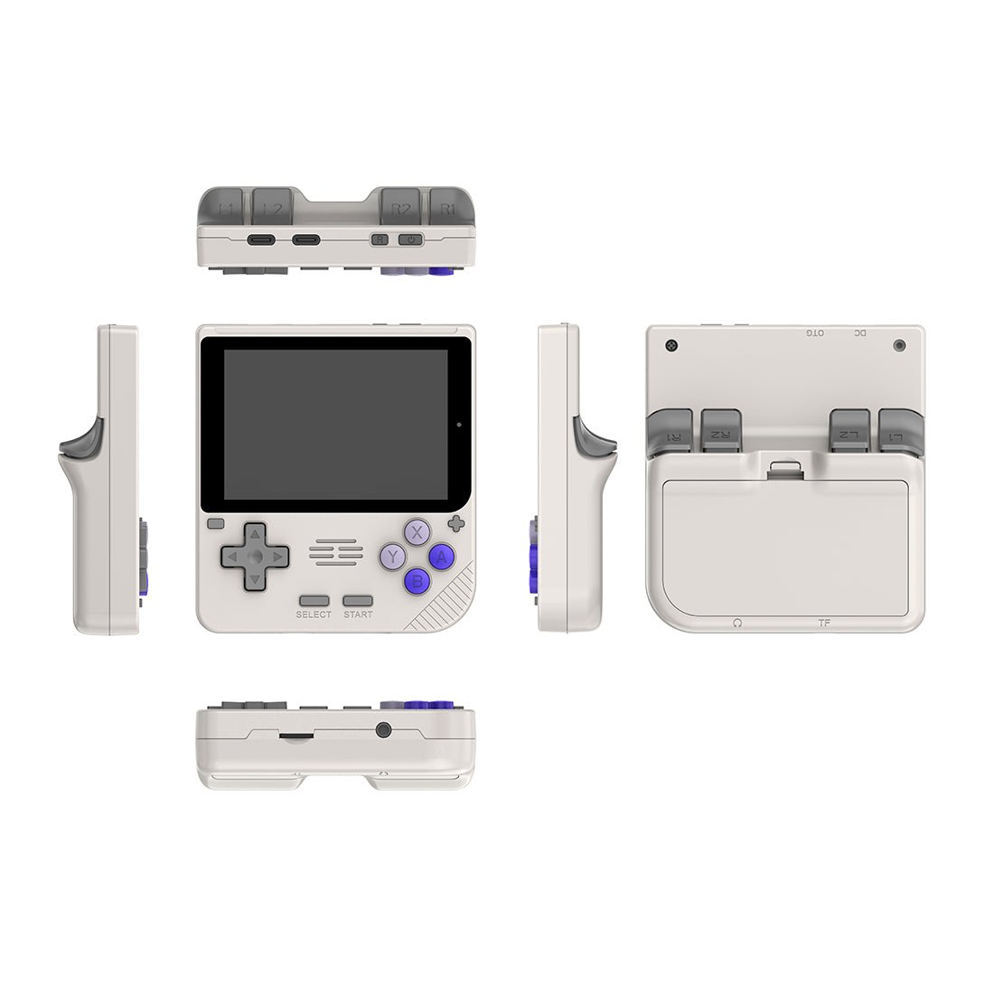 Handheld Game Console Powkiddy V10 – 3.5" IPS Compact Square 8hr Linux 150g