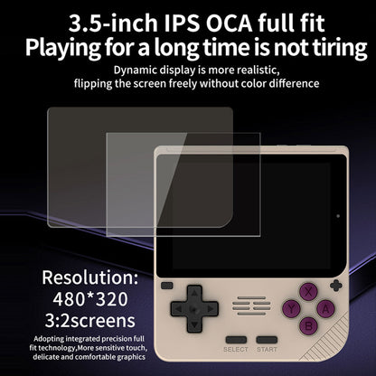 Handheld Game Console Powkiddy V10 – 3.5" IPS Compact Square 8hr Linux 150g