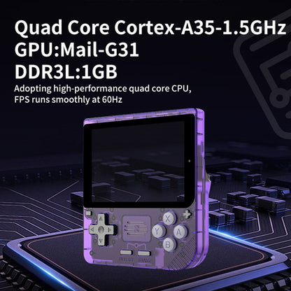 Handheld Game Console Powkiddy V10 – 3.5" IPS Compact Square 8hr Linux 150g
