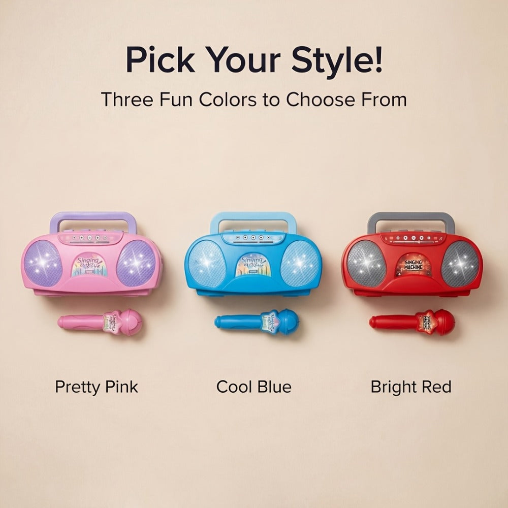 A Fantastic Light-Up Singing Toy for Kids Featuring a Microphone, Perfect for Birthdays And Holidays. This All-In-One Music Machine Is Ideal for Boys And Girls Aged 3 to 7
