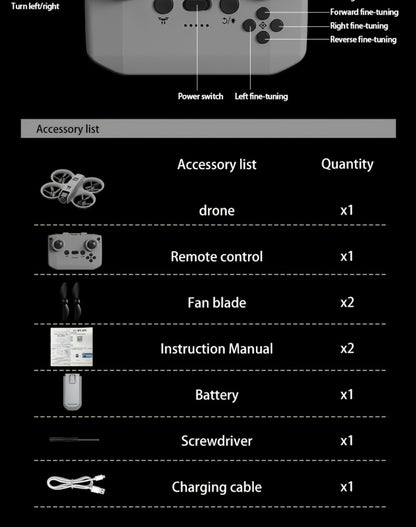 4K Remote Control Drone with Dual Batteries – Optical Flow Auto Hover, Anti-Collision, One-Key Return, WiFi FPV Camera, Long Endurance RC UAV for Kids Adults Beginners, Birthday Gift