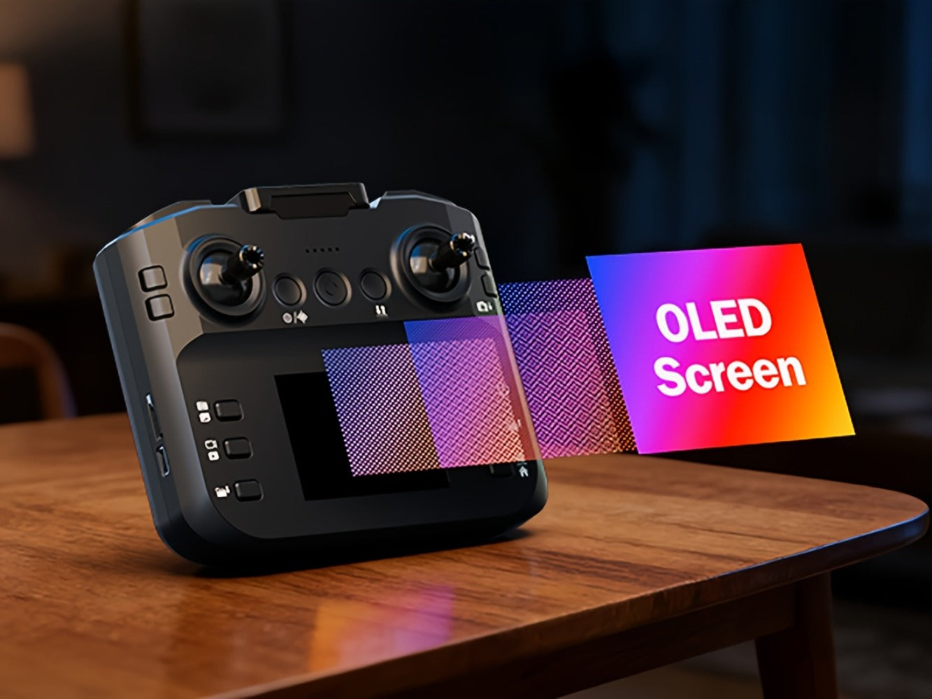 LCD Screen Drone with Dual Cameras & Brushless Motor – Foldable RC Quadcopter for Beginners Adults, Altitude Hold, 3D Flips, Headless Mode, One-Key Takeoff Landing, Supports 32G SD Card