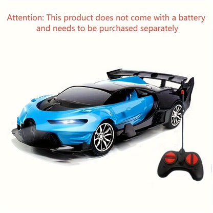 1:24 Four-Channel Remote Control Car Toy Simulation Model with LED Lights, High-Speed Drift Remote Control Cars, Birthday Gifts Christmas, Halloween Gifts