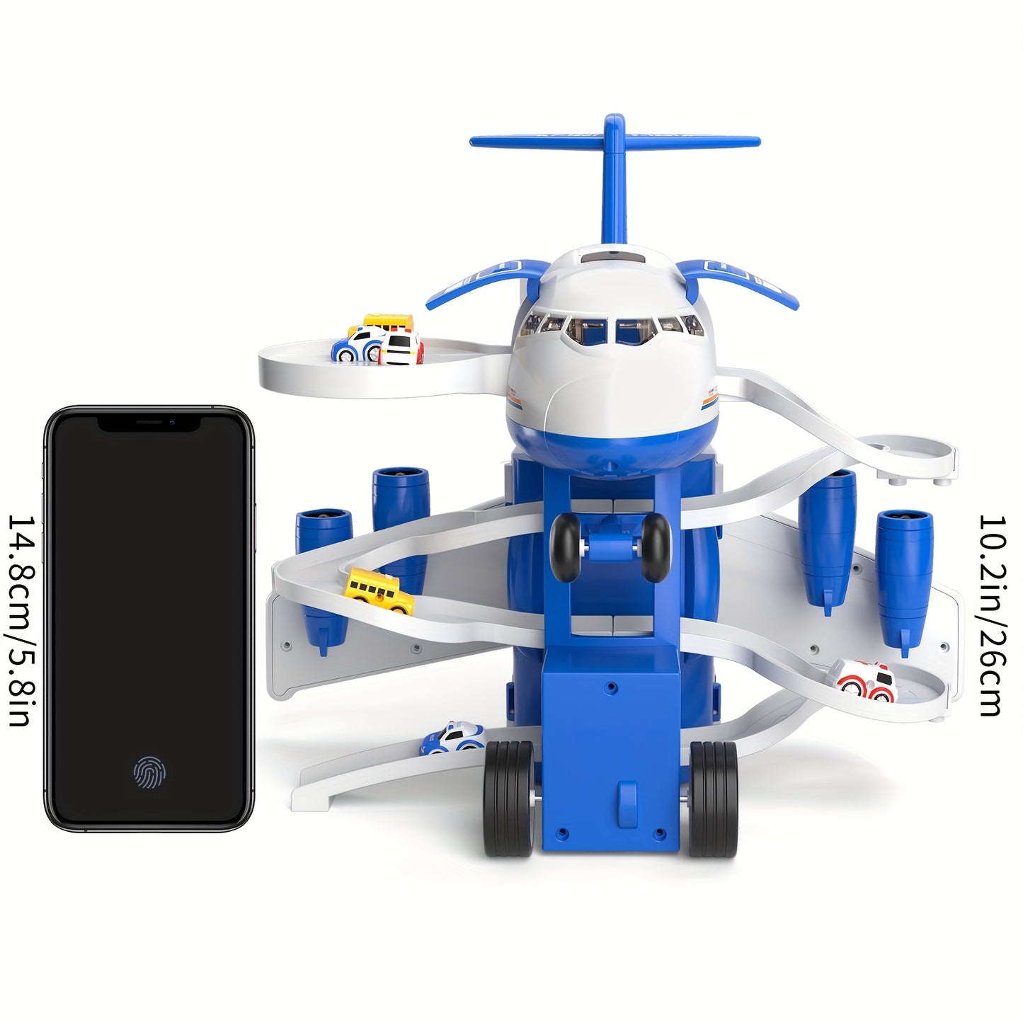 Home Kids Airplane Car Toys Simulation Inertia Aircraft Music Stroy With Light Passenger Plane Diecasts Kids Educational Toy