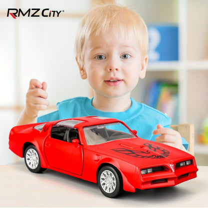 1:36 Scale Pontiac Firebird Die-Cast Toy Car with Opening Doors & Pull-Back Action – Vintage Alloy Sports Car Model for Boys Girls Collectors | Christmas Birthday Gift