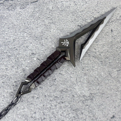 14cm 5.5inch Ninja Kunai Katana Action Figure Metal Small Sword Syuriken Anime Cosplay Prop Safe no Sharp Ninja Star Knife Real Size Japanese Katana Original Samurai Sabre Gift