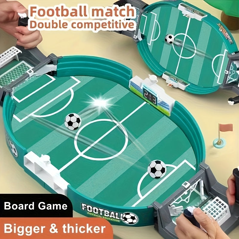 Kids' Portable Table Football Game Set, Parent-Child Versus Football Toy, 2-Player Competitive Puzzle Table Game, Durable PP Material, Independent Tabletop Design, Indoor Family Game, Kids' Party Toy, Christmas, Thanksgiving Gift, Soccer Board Game