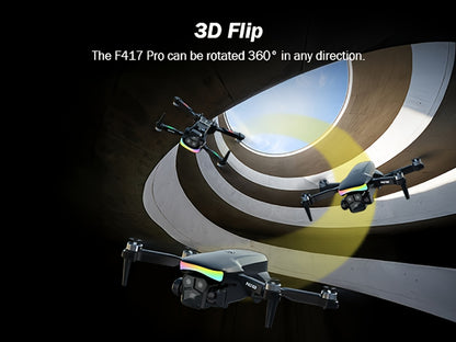 LCD Screen Drone with Dual Cameras & Brushless Motor – Foldable RC Quadcopter for Beginners Adults, Altitude Hold, 3D Flips, Headless Mode, One-Key Takeoff Landing, Supports 32G SD Card