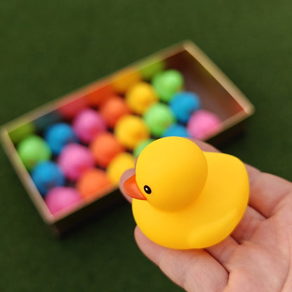 Rubber Ducks Bulk 72 Pack Assorted Colorful Mini Rubber Duck Bath Toys for Kids – Pool Party Favors, Birthday Goodie Bags, Bathroom Decor, Holiday Craft Supplies
