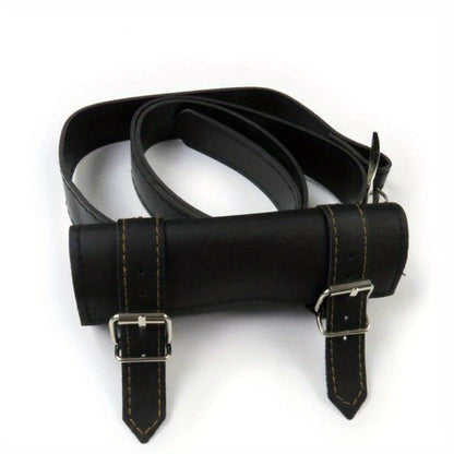 Samurai Sword Belt Holder – Japanese Katana Waist Holster for Anime Cosplay, Medieval Costume Prop, Real-Size Sabre Sleeve Carrier for Adults, Black & White