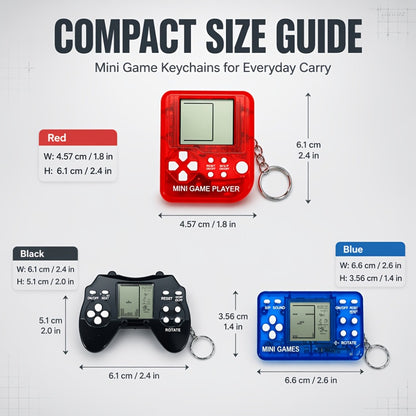 Mini Game Controller Keychains Party Favors for Kids 6, 12 or 24 Pack – Random Color Video Game Keychains for Boys Birthday, Gaming Party Supplies & Classroom Prizes