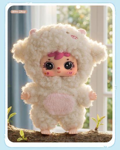 Kawaii Plush Keychain Charm – Cute Pet Healing Doll Rabbit Bear Stuffed Animal Bag Pendant, Random Style, Birthday Gift for Girls & Teens