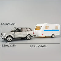 Silvery SUV trailer