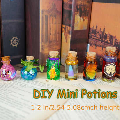 DIY Magic Potion Making Kit for Kids – Wizard Potion Bottles Craft Set Fantasy Arts & Crafts for Girls Boys Ages 6+ Halloween Christmas Birthday Gift Party Activity