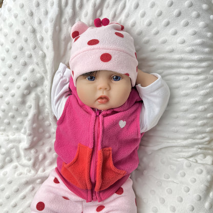 Reborn Baby Dolls 22Inch 55Cm Realistic Newborn Bebe Girl Soft Vinyl Vinyl Baby Dolls Toy with Plush Pink Giraffe for Kids Christmas Gift