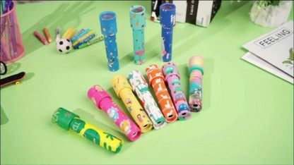 Kaleidoscope Toys Bulk 18 Pack – Classic Vintage Educational Optical Toy for Kids Birthday Party Favors Goodie Bag Fillers Classroom Prizes Stocking Stuffers STEM Gift