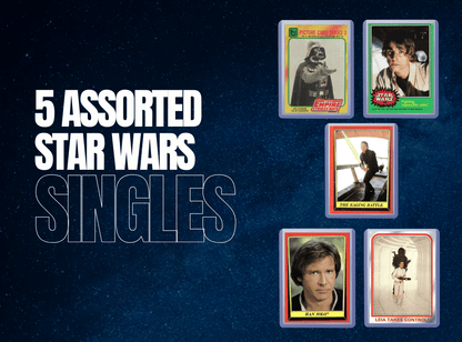 Topps Star Wars Card Lot – 5 Cards – 1977/1980/1983 Vintage