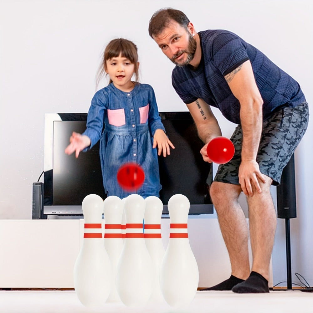 Kids Bowling Set Light Up Glow Pins & Ball – Indoor Outdoor Bowling Toy for Boys & Girls Ages 3+, Family Game Night, Birthday Gift for Toddlers, 6 or 8 Pin Options
