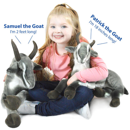 Patrick the Pygmy Goat - 18 Inch Stuffed Animal Plush - By Viahart
