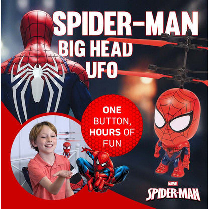 Marvel 3.5 Inch Spider-Man Flying Figure IR Helicopter