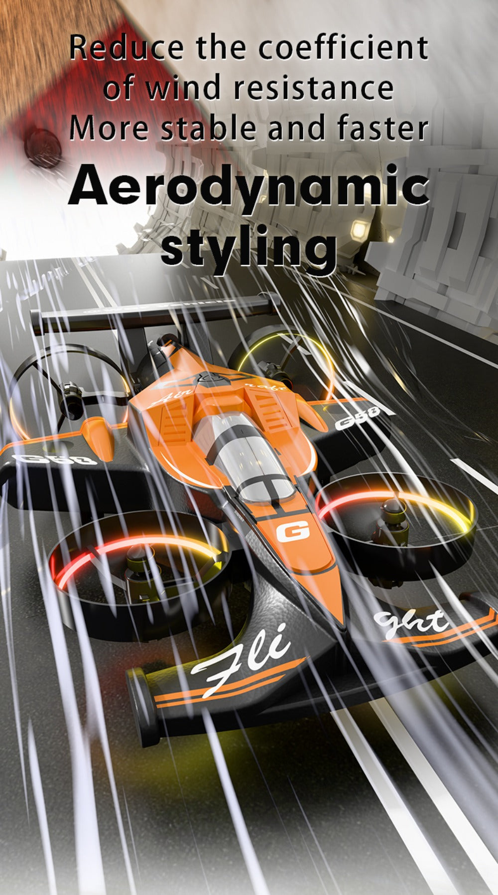 2-in-1 Mini RC Car and Drone Combo – Dual Mode Switch, One-Touch Takeoff, Stable Hover, Racing Mode, Headless Mode, 360° Aerial Flips, Fun RC Toy Gift for Kids Boys Girls Birthday Christmas