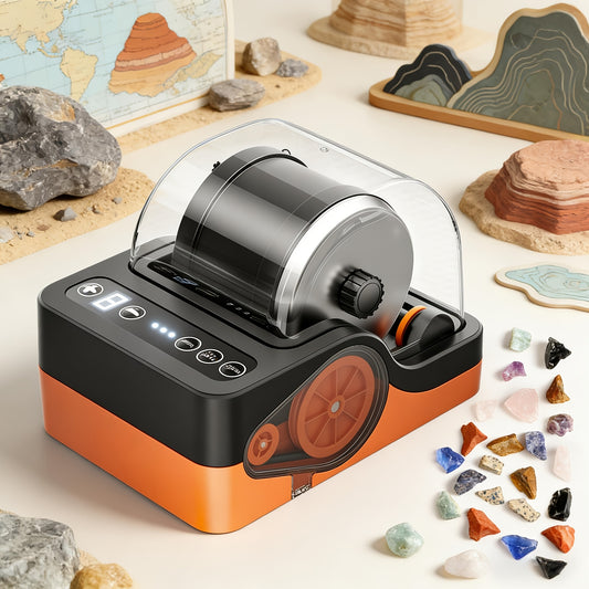 [Rock Tumbler Kit] Magic for Rock Tumbler Kit With 3-Speed Motor And 9-Day Timer, for Rock Polisher for Rock Collector