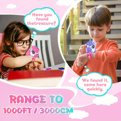 Unicorn Walkie Talkies for Kids 2 Pack, Glow in the Dark, Long Range 2-Way Radio Toy for Boys & Girls Ages 3-12, Outdoor Adventure Camping Hiking, Birthday Christmas Halloween Back to School Gift, Pink & Purple