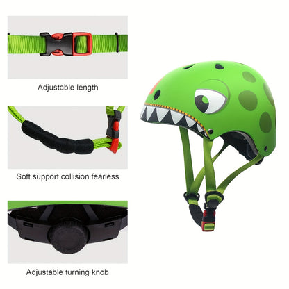 Kids Bike Helmet with Knee and Elbow Pads – Adjustable Protective Gear Set for Ages 5-14, Lightweight 350g with Ventilation, for Bike Scooter Roller | Best Safety Gift for Boys and Girls