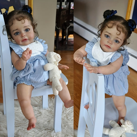 Realistic Reborn Baby Dolls Girl 20Inch 48CM Lifelike Baby Dolls That Look Real Life Newborn Infant Baby Doll Anatomically Correct Toy Xmas Gifts