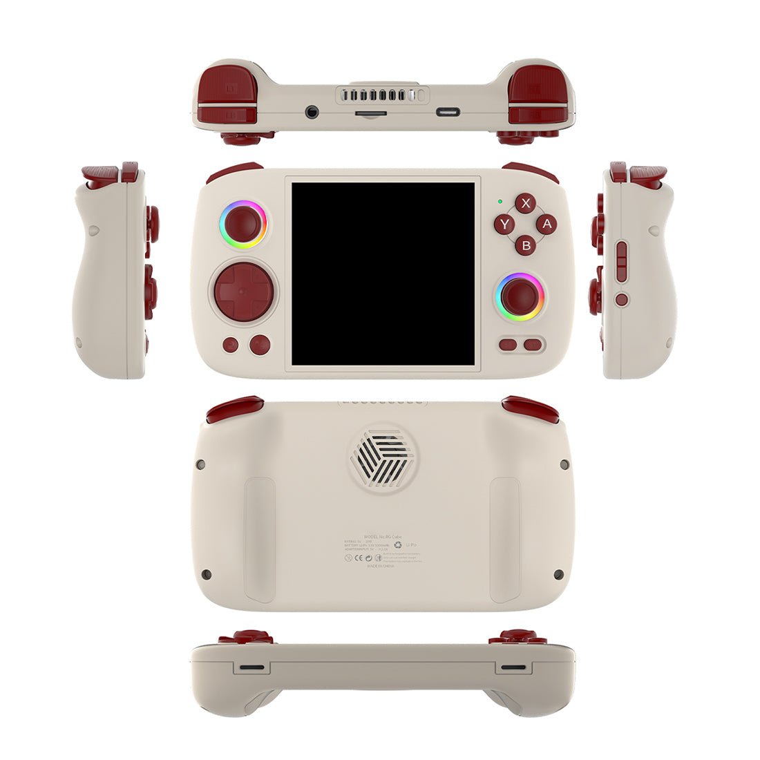Retro Handheld Game Console Anbernic RG Cube - Android 13 Square IPS RGB Hall Joystick DP Output Gaming Handheld 5200mAh