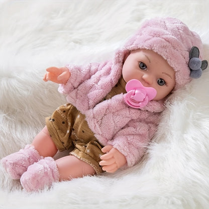 30cm/12inch Reborn Doll with Set Hat Socks Pacifier, Children Toys, Festival Gift