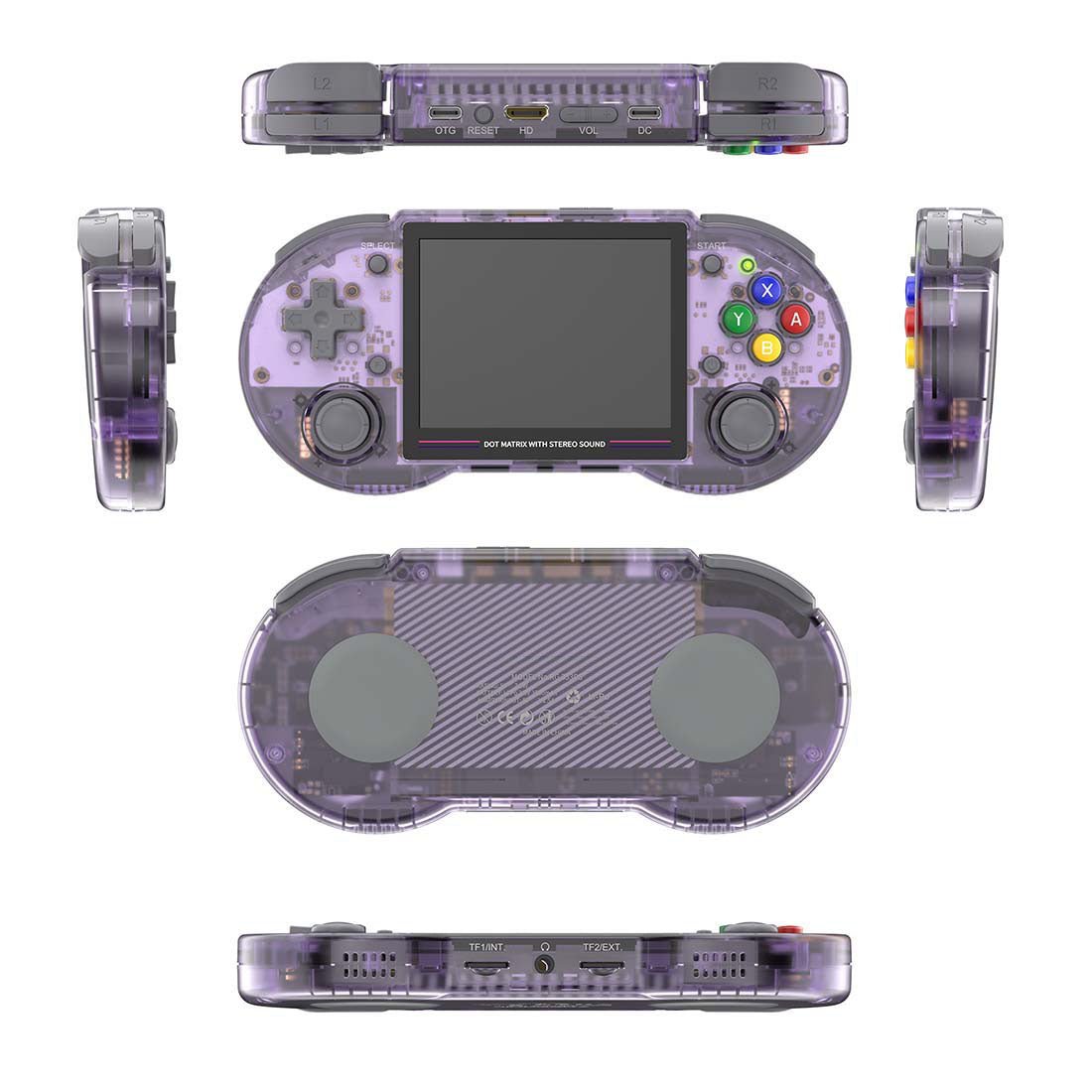 Retro Handheld Game Console Anbernic RG353PS - Linux RK3566 4:3 IPS HDMI Portable Gaming Handheld 3500mAh