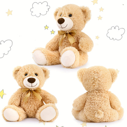 Set of 8 Teddy Bears for Children, 11 Inches Tall, Ideal for Baby Shower Decorations And Gifts, Available in Bulk for Party Favors
