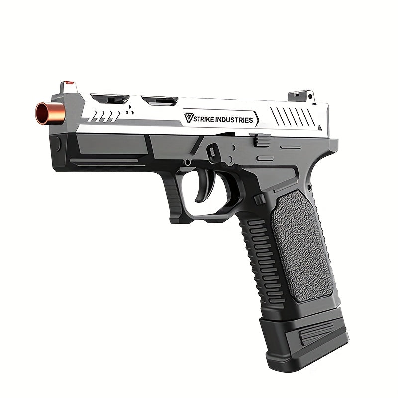 G17 Fully Automatic Rapid Continuous Soft Bullet Gun, with A Variety of Additions, Boys' Outdoor Play Favorites, Shooting Range Equipment | Realistic Pistol Model | Textured Grip Design