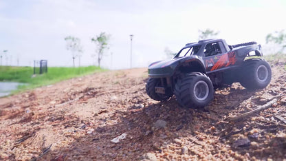 RC Trucks 4x4 Offroad Waterproof 1:16 Amphibious Remote Control Car with 2 Rechargeable Battery 4WD All Terrain Monster Truck RC Car for Boys 4-7 gift present
