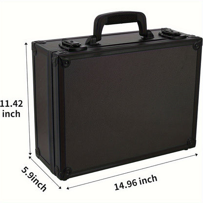 Top Loads Storage Box for 3"x4" 35pt Rigid Cards, Holds 600+ Top Loads, Sports Card Storage Case Organizer, Trading Card Storage Box with Lock