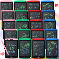 Blue, Red, Green, Pink
