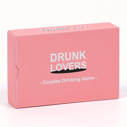 DRUNK LOVERS - Couple Game For Date Night, 54 Game Cards, Couple Party Cards Entertaining Game For Promoting Relationship, Board Game Perfect Anniversary, Valentine'S Day & Wedding Gift For Couples