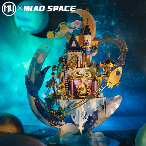 3D Metal Model Kit MU Star Playground – Handcrafted Garden Scene DIY Assembly Puzzle for Teens Adults Ages 14+, Unique Birthday Christmas Valentine's Day Gift for Girlfriend Women Teen Girls