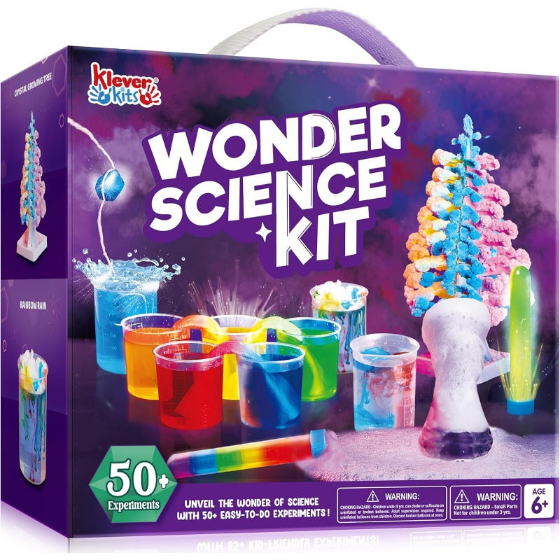 Over 50 Educational Experiments for Children, Including Wonder Science Kits And Assorted Party Favor Packs. Features a Crystal Tree Growing Kit And STEM Activities with Laboratory Science Toys