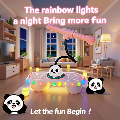 New LED Rainbow-Illuminated Bouncing Ball, a Fun Balance And Coordination Toy Suitable for Both Children And Adults, an Interactive Game, a Perfect Gift for Boys And Girls, Halloween And Christmas